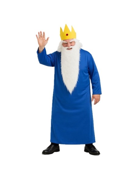 Verkleidung weißes King Size L | Erwachsene kostumiert der König des Karnevals